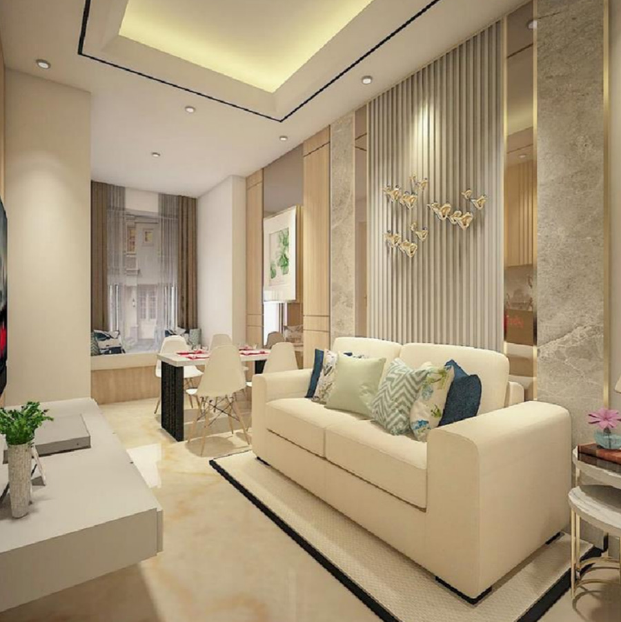 Living Room Project One Icon Apartment unit 2610 - Surabaya